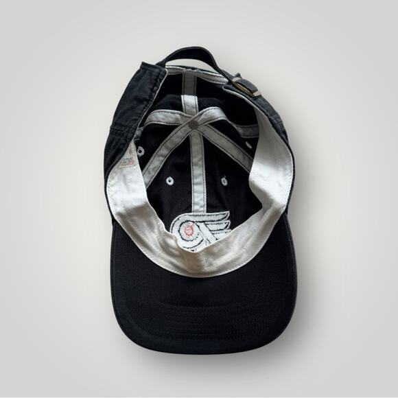 Vintage Y2K Black Distressed Philadelphia Flyers NHL Hockey Cap Embroidered Logo - Picture 4 of 6